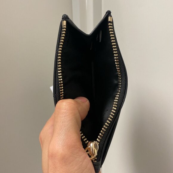 Kate Spade Coffee Break Slim Bifold Wallet + Small Smooth Quilted Card Holder - Picture 9 of 10